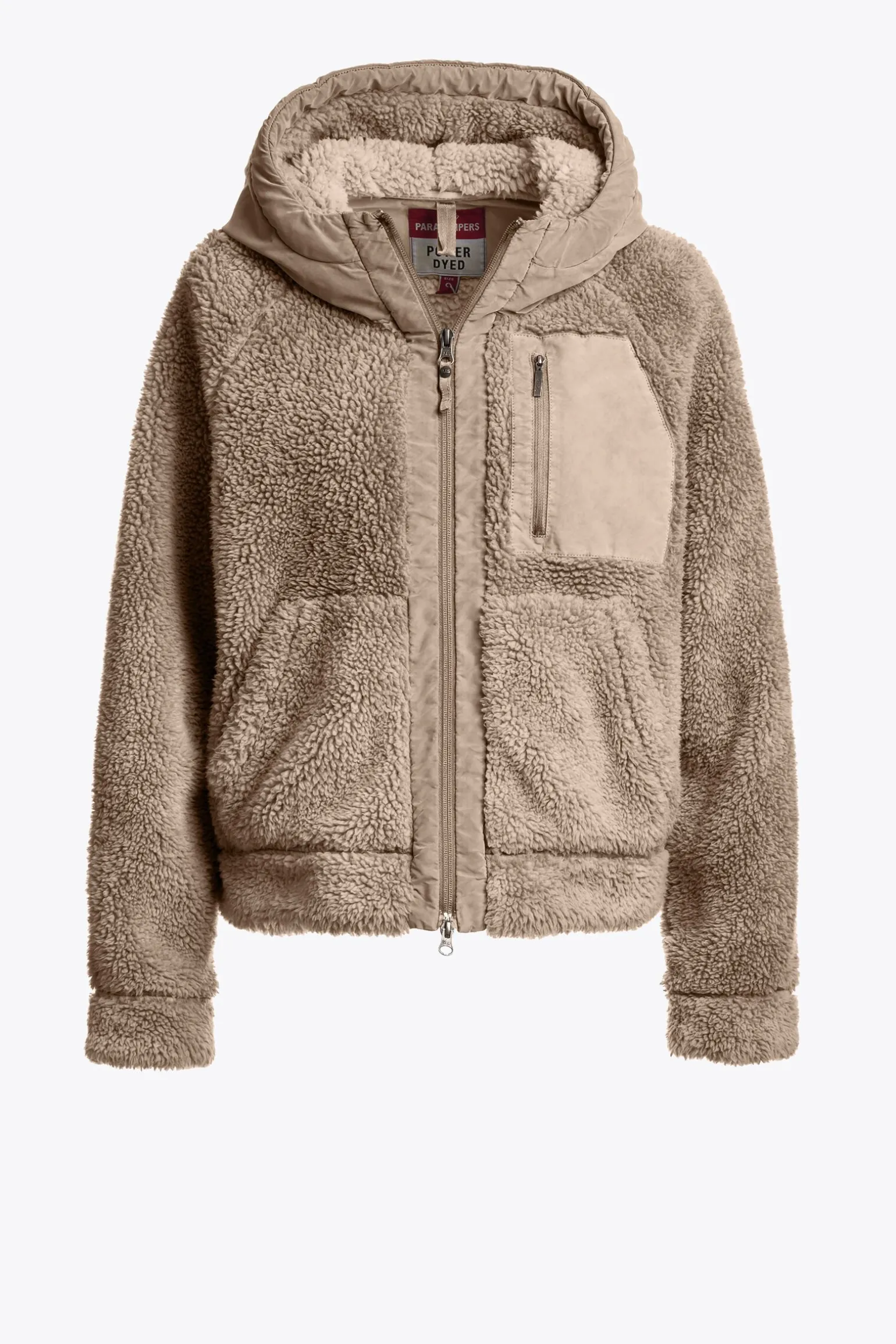 CREAMY - SWEATJACKE MIT DURCHGEHENDEM REIßVERSCHLUSS