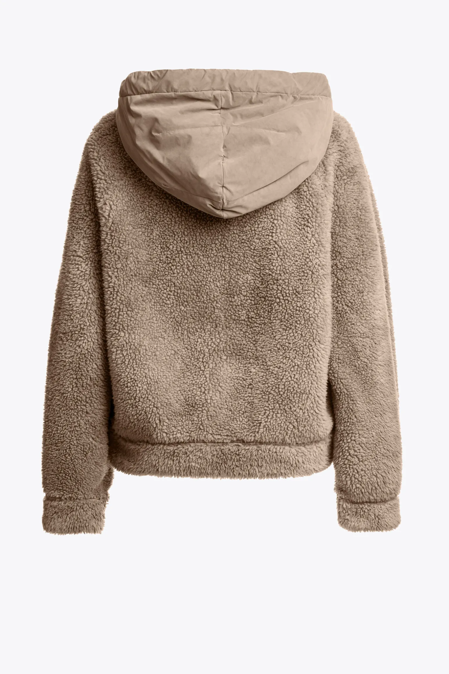 CREAMY - SWEATJACKE MIT DURCHGEHENDEM REIßVERSCHLUSS