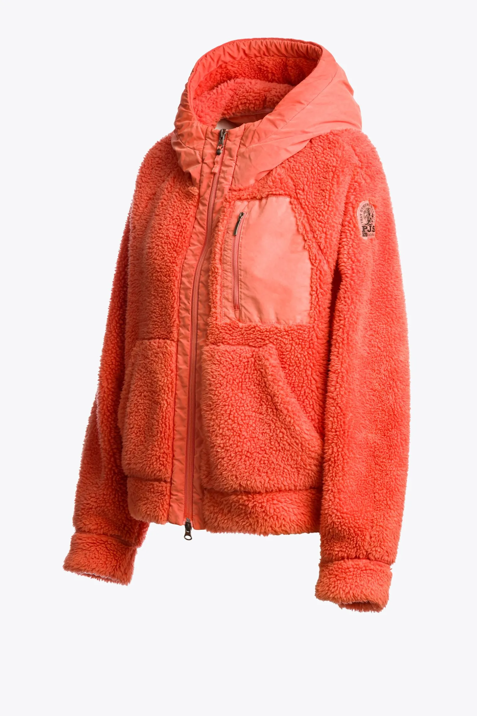 CREAMY - SWEATJACKE MIT DURCHGEHENDEM REIßVERSCHLUSS