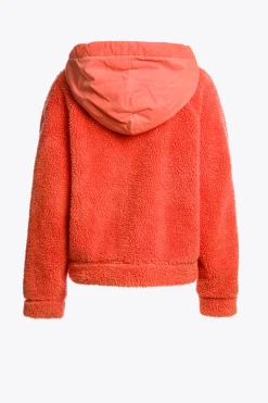 CREAMY - SWEATJACKE MIT DURCHGEHENDEM REIßVERSCHLUSS