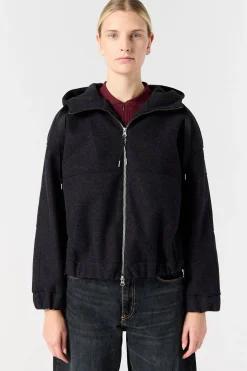 ILEAN - SWEATSHIRT AUS FLANELL