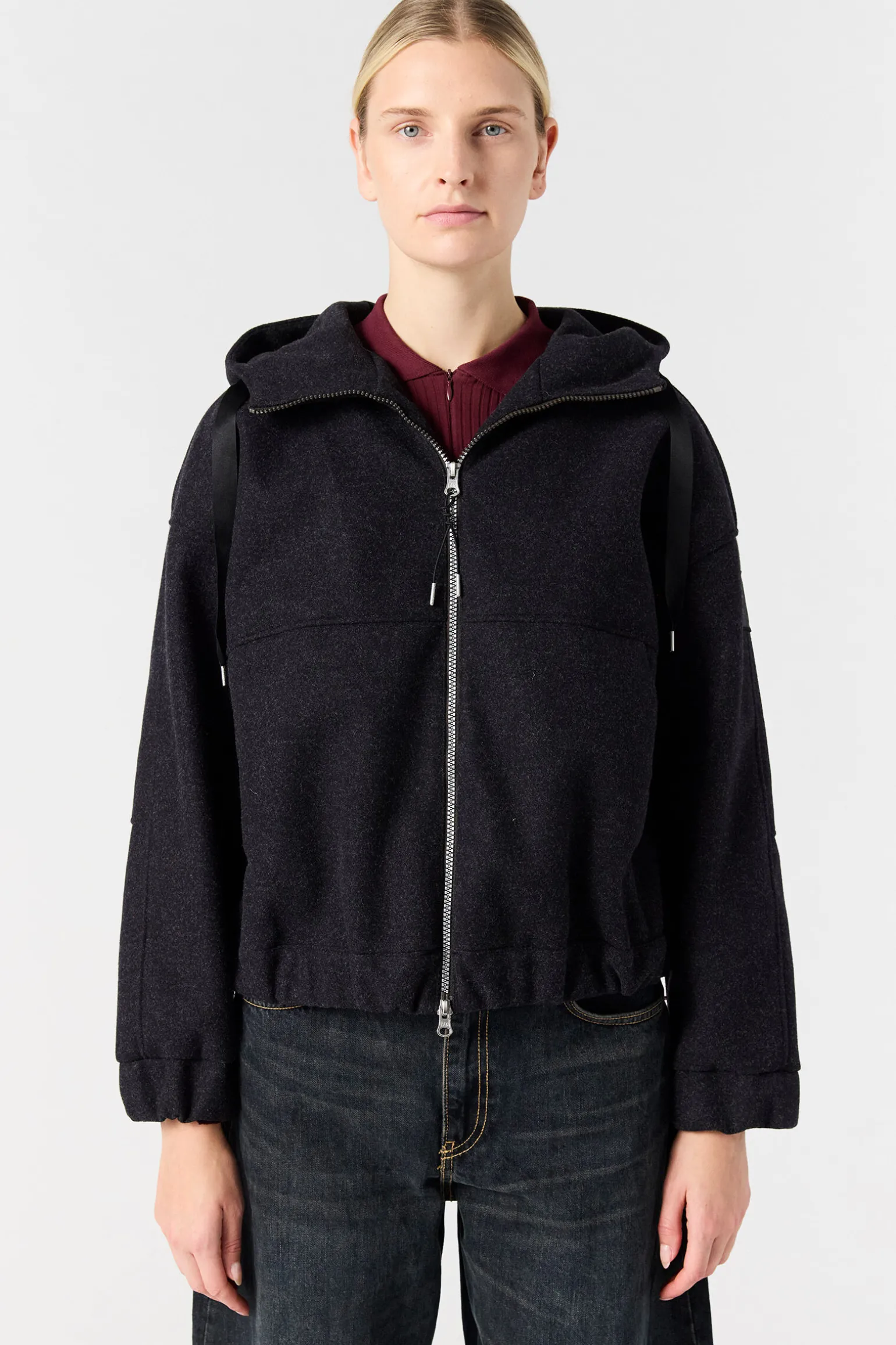 ILEAN - SWEATSHIRT AUS FLANELL