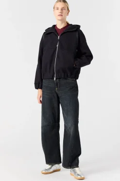 ILEAN - SWEATSHIRT AUS FLANELL