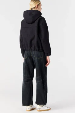 ILEAN - SWEATSHIRT AUS FLANELL