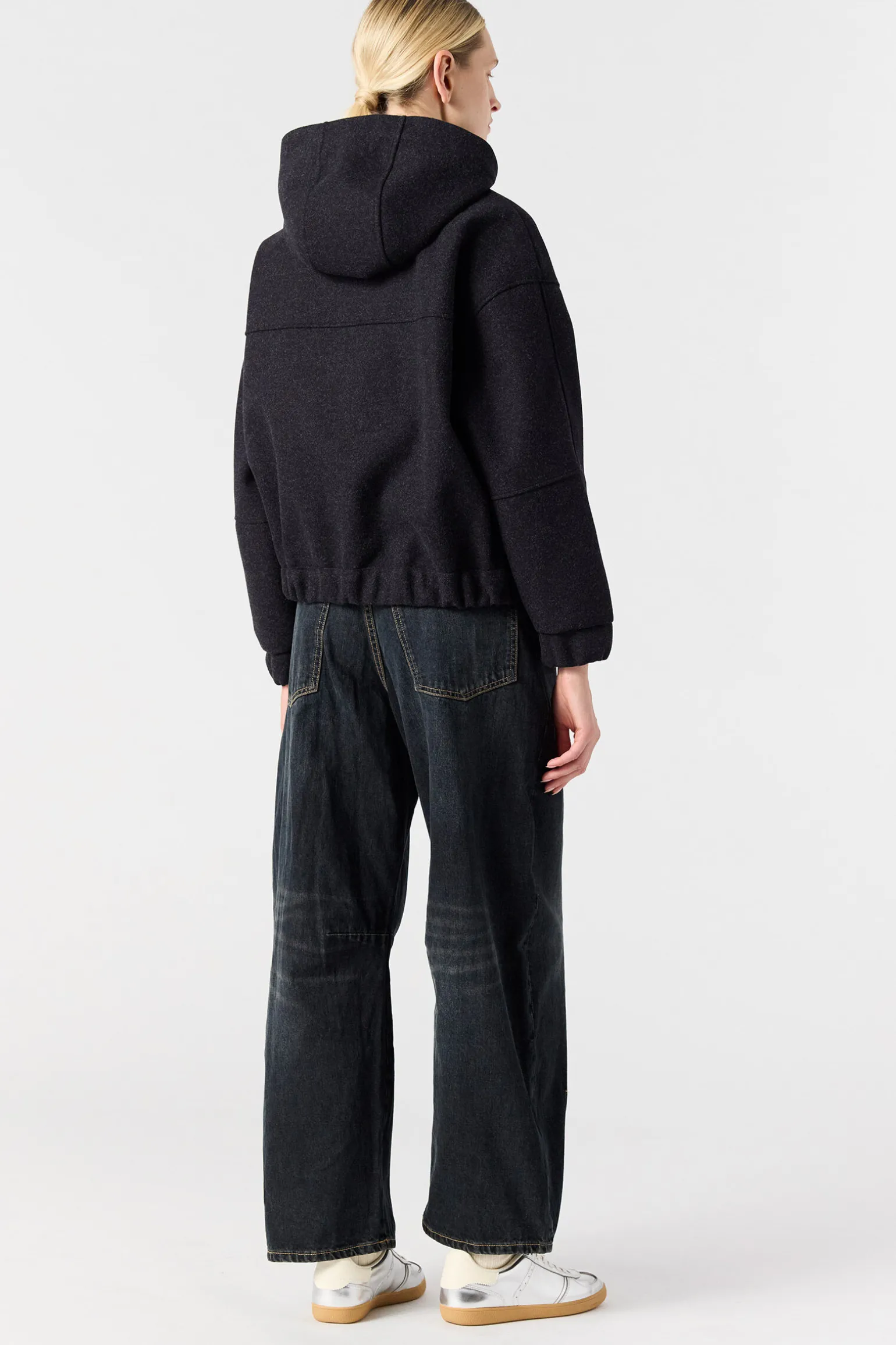 ILEAN - SWEATSHIRT AUS FLANELL