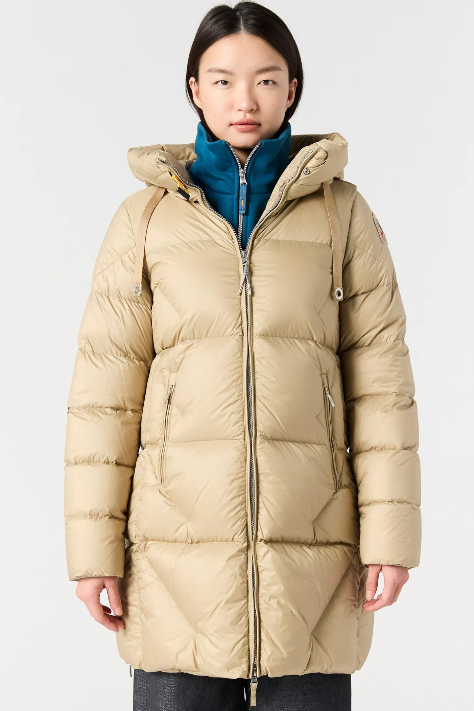 JANET - DAUNENJACKE MIT KAPUZE