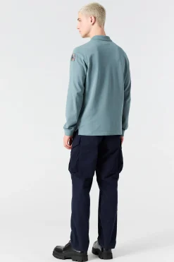 OBERON - LANGARM-POLOSHIRT