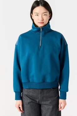 ZENDAYA - SWEATSHIRT MIT HALBEM REIßVERSCHLUSS